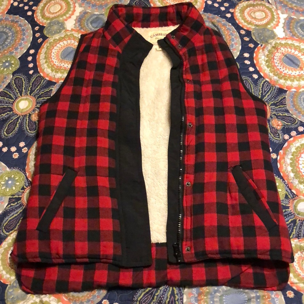 Flannel vest